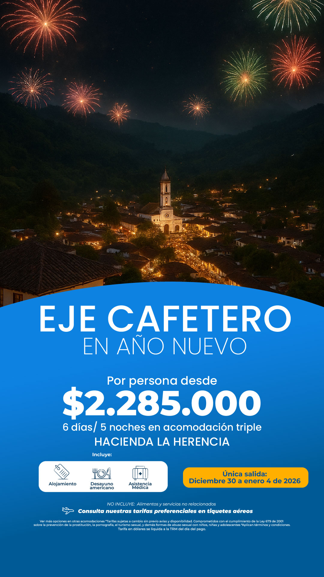 eje cafetero en fin de año